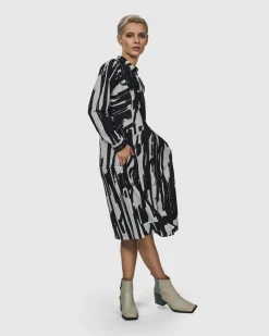 Women Alembika Jackets<Cyber Shirt Dress, Brush