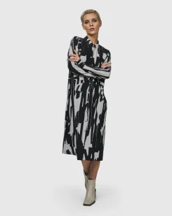 Women Alembika Jackets<Cyber Shirt Dress, Brush