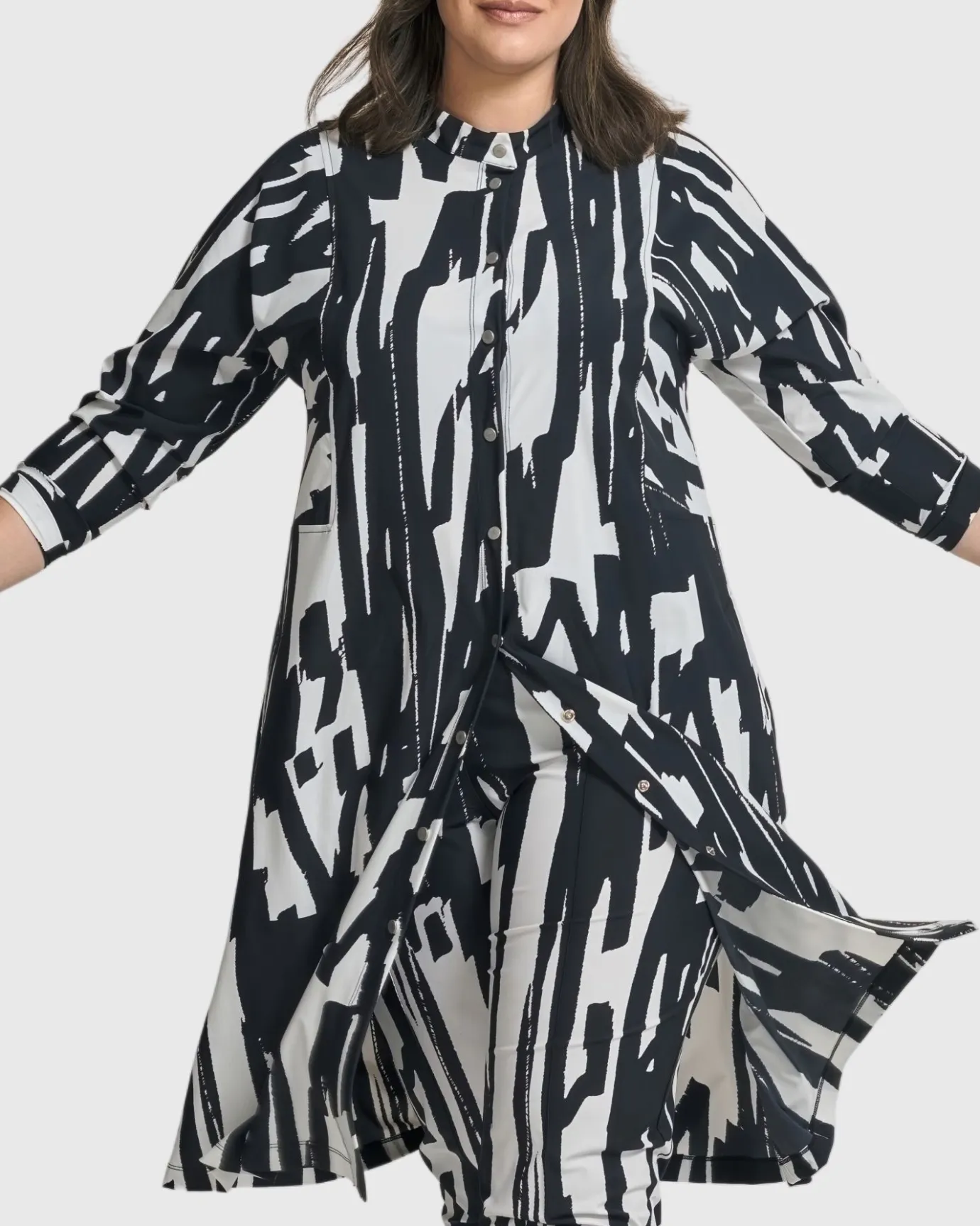 Women Alembika Plus<Cyber Shirt Dress, Brush
