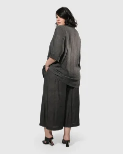 Women Alembika Plus<Dana Palazzo Pants, Dove Grey