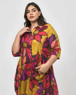 Women Alembika Plus<Dandelion Wonderful Dress, Bouquet