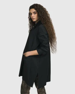 Women Alembika Tops & Tunics<Danica Shirt Jacket, Black
