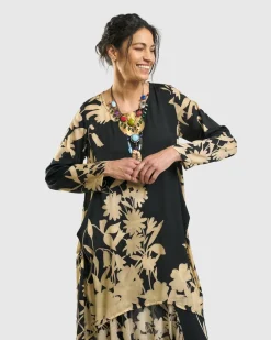 Women Alembika Plus<Daylily Tunic Top, Floral