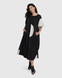 Women Alembika Plus<Debbie Muumuu Dress, Mono