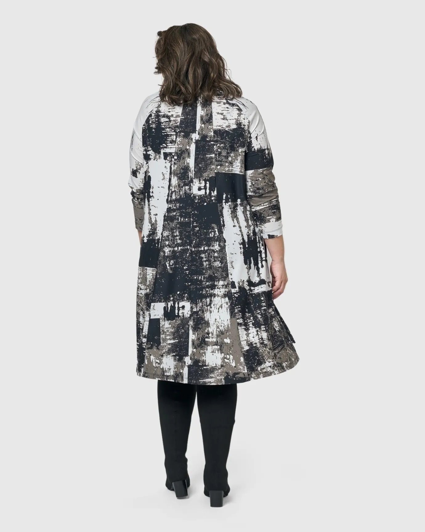 Women Alembika Plus<Digi A-Line Dress, Marble