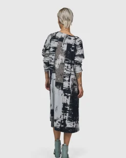 Women Alembika Dresses<Digi A-Line Dress, Marble