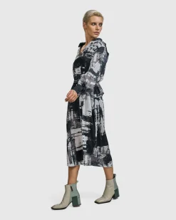 Women Alembika Dresses<Digi Midi Dress, Marble