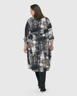 Women Alembika Plus<Digi Midi Dress, Marble