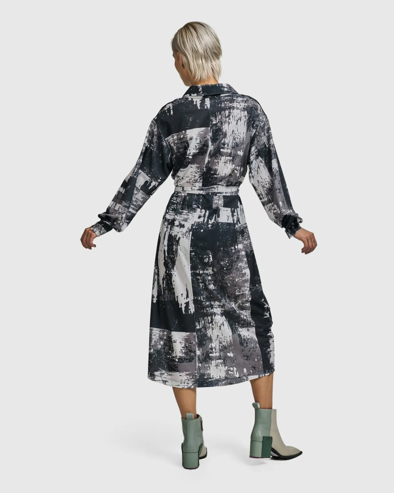 Women Alembika Plus<Digi Midi Dress, Marble