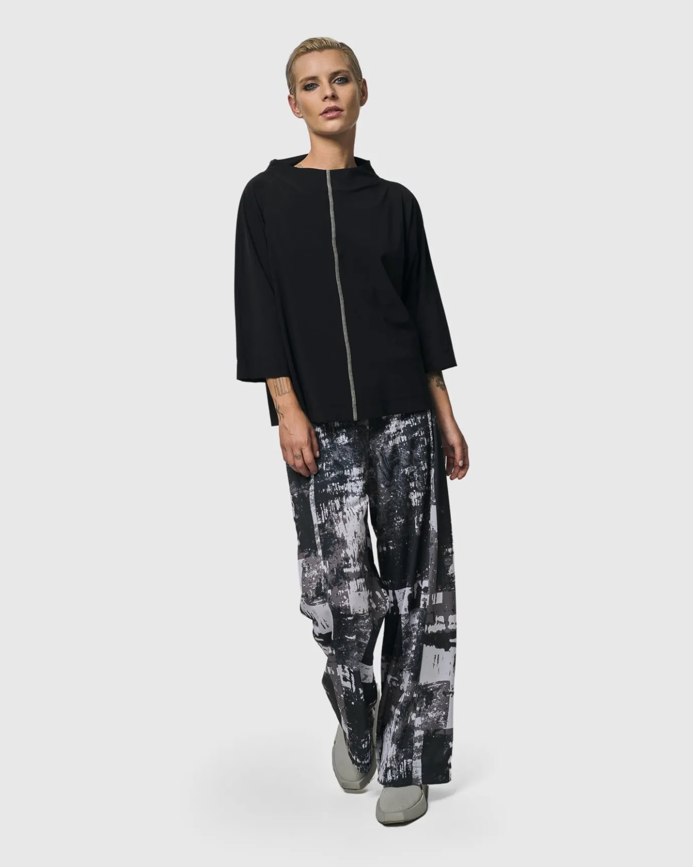 Women Alembika Plus<Digi Straight Leg Pants, Marble