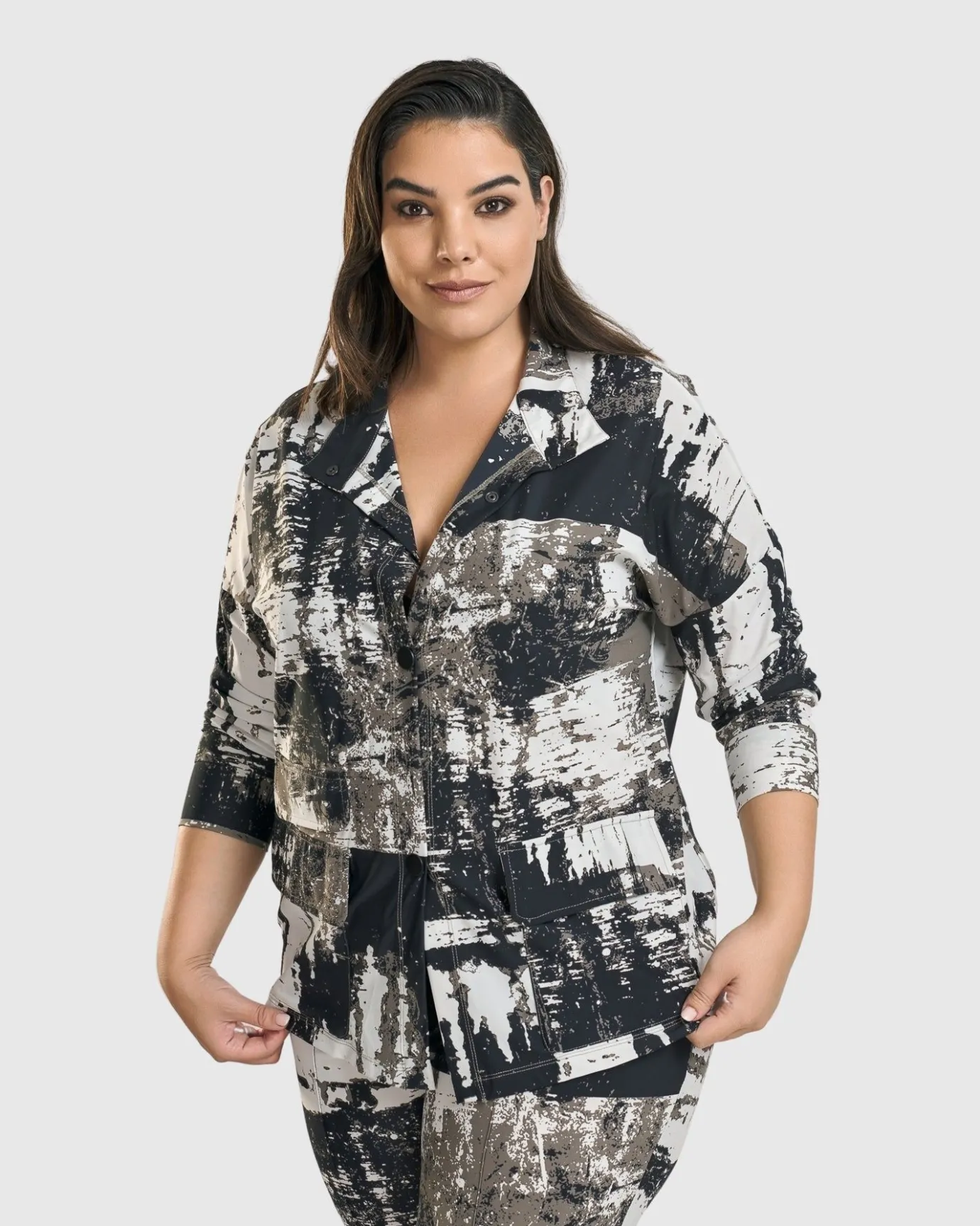 Women Alembika Plus<Digi Tech Jacket, Marble