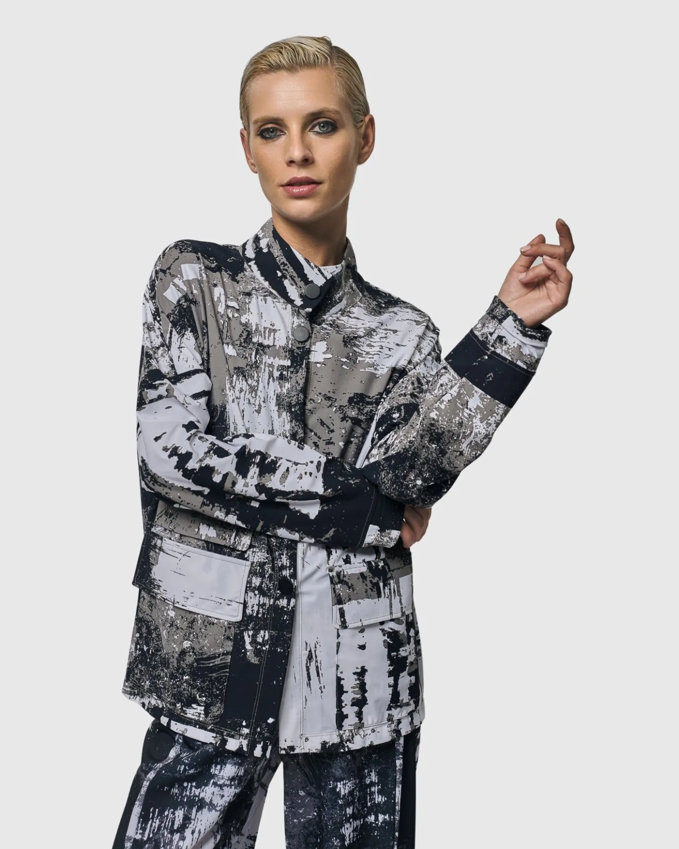 Women Alembika Jackets<Digi Tech Jacket, Marble