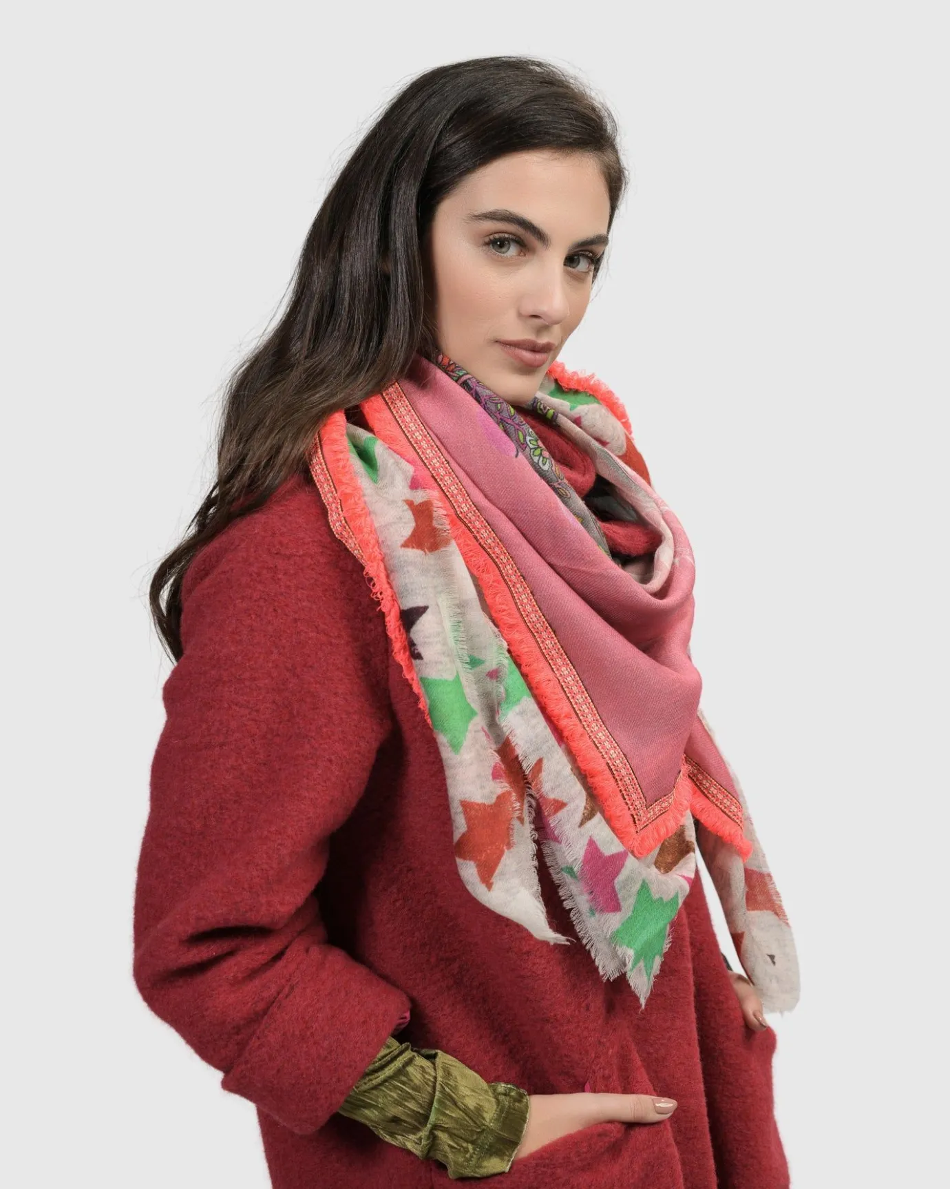 Women Alembika Scarves & Wraps<Discoteque Scarf, Stars