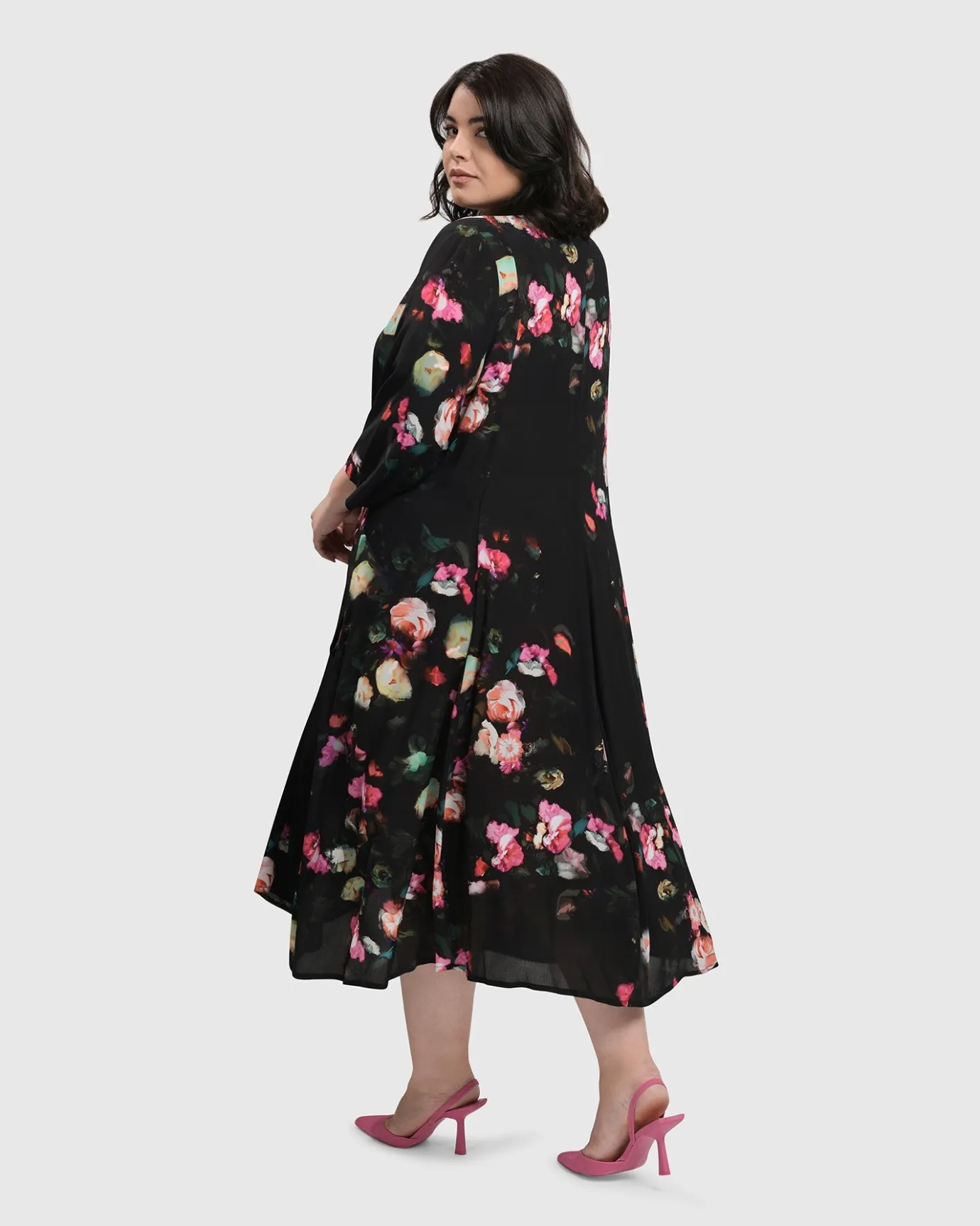 Women Alembika Dresses<Drinks-On-Me Maxi Shirt Dress, Floral