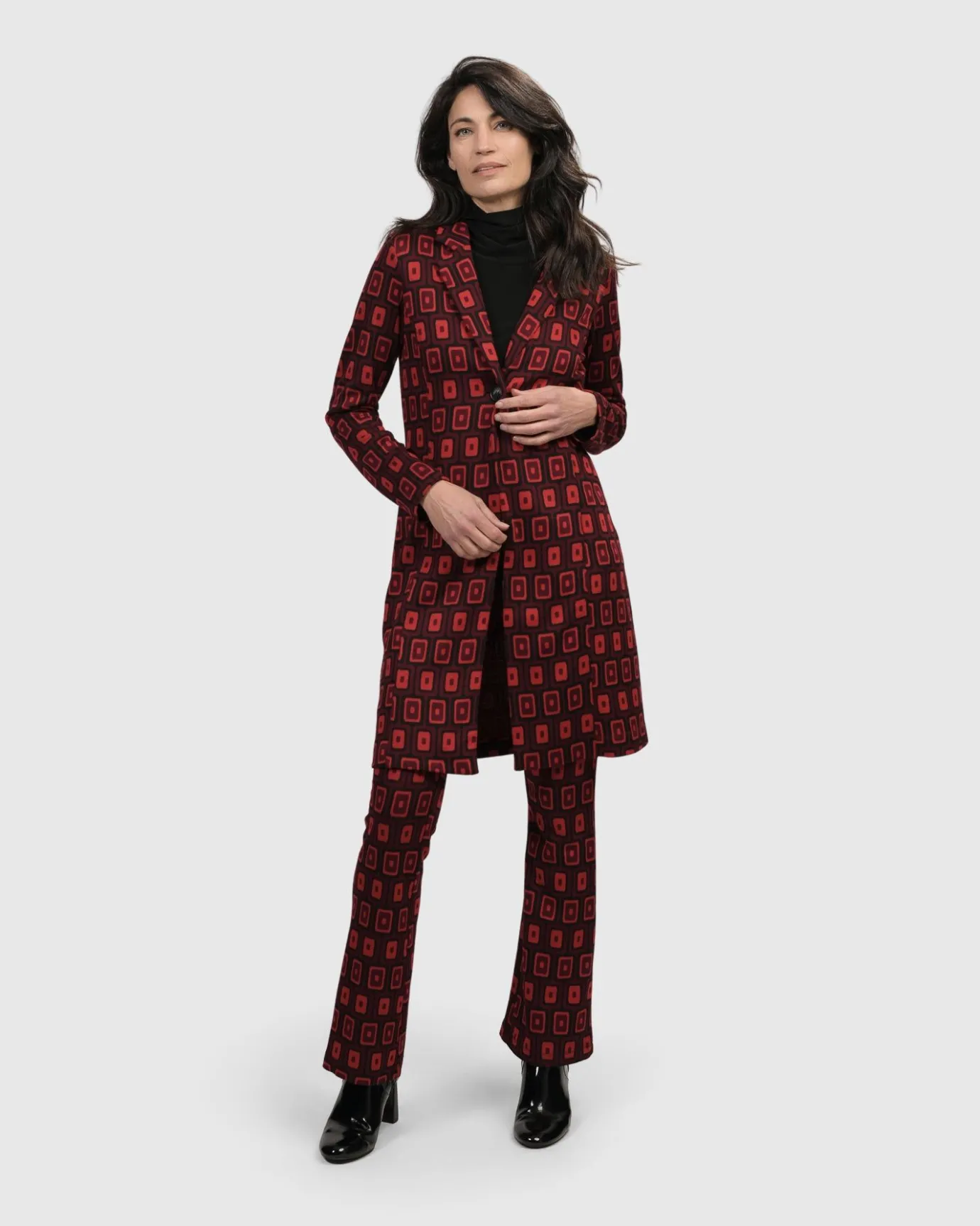 Women Alembika Pants & Skirts<Dynamite Days Bell Bottom Pants, Red