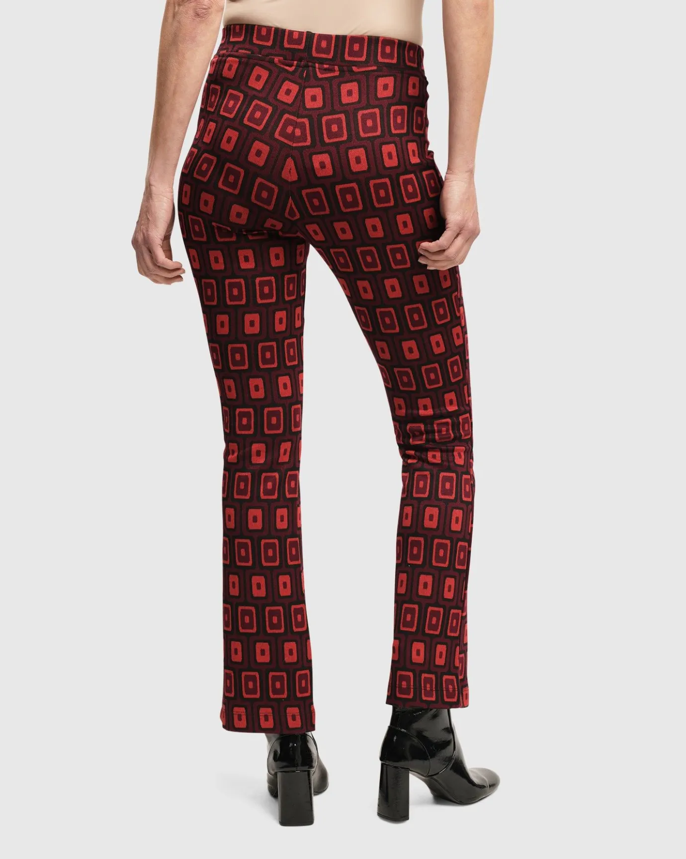 Women Alembika Pants & Skirts<Dynamite Days Bell Bottom Pants, Red