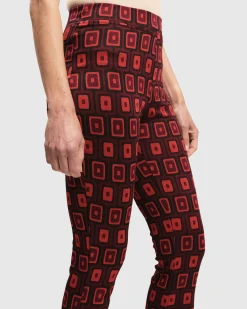 Women Alembika Pants & Skirts<Dynamite Days Bell Bottom Pants, Red