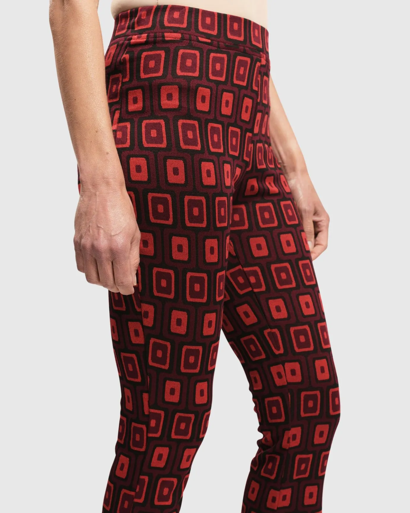 Women Alembika Pants & Skirts<Dynamite Days Bell Bottom Pants, Red