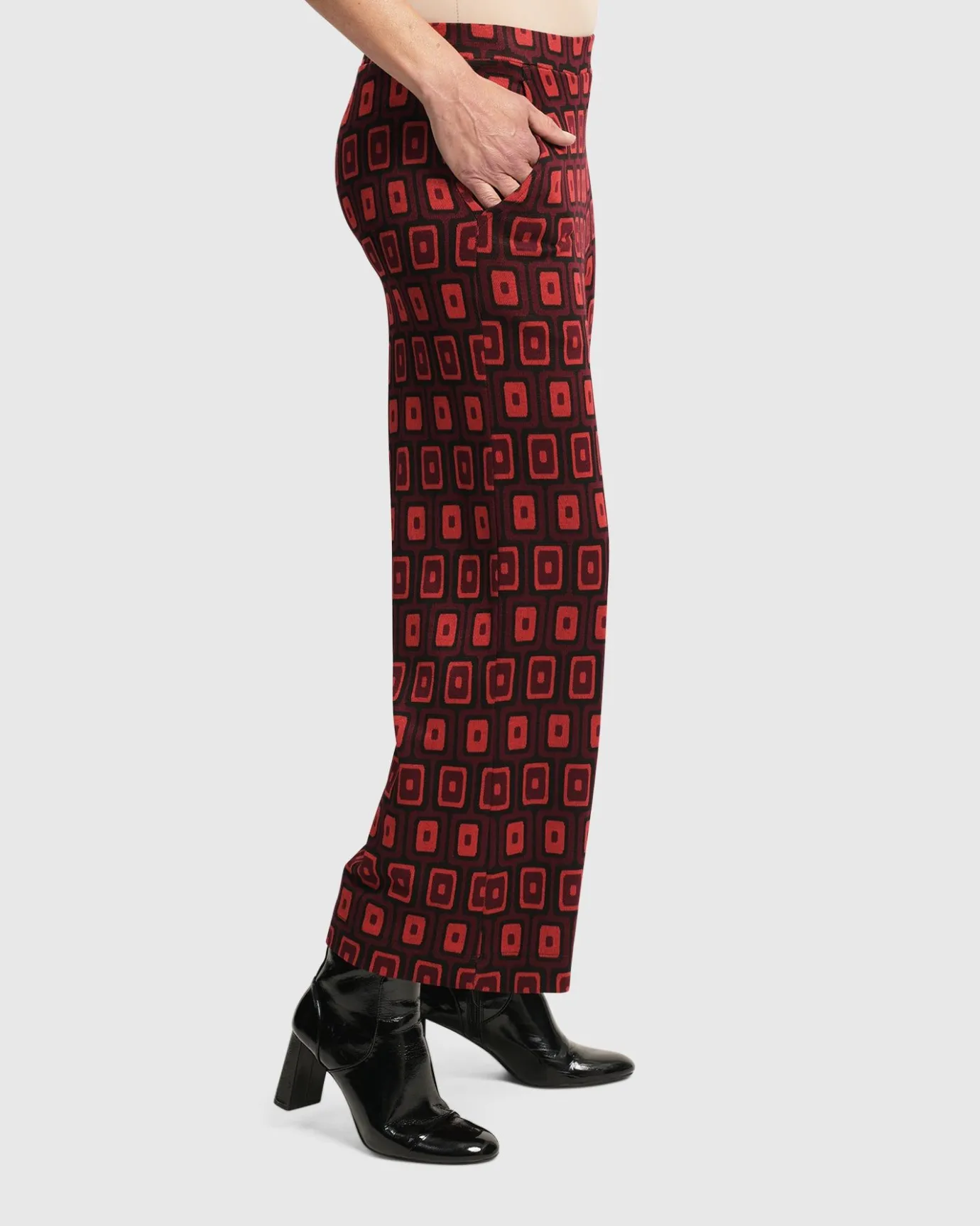 Women Alembika Plus<Dynamite Days Dynamo Pants, Red