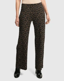 Women Alembika Pants & Skirts<Dynamite Days Flare Pants, Coffee