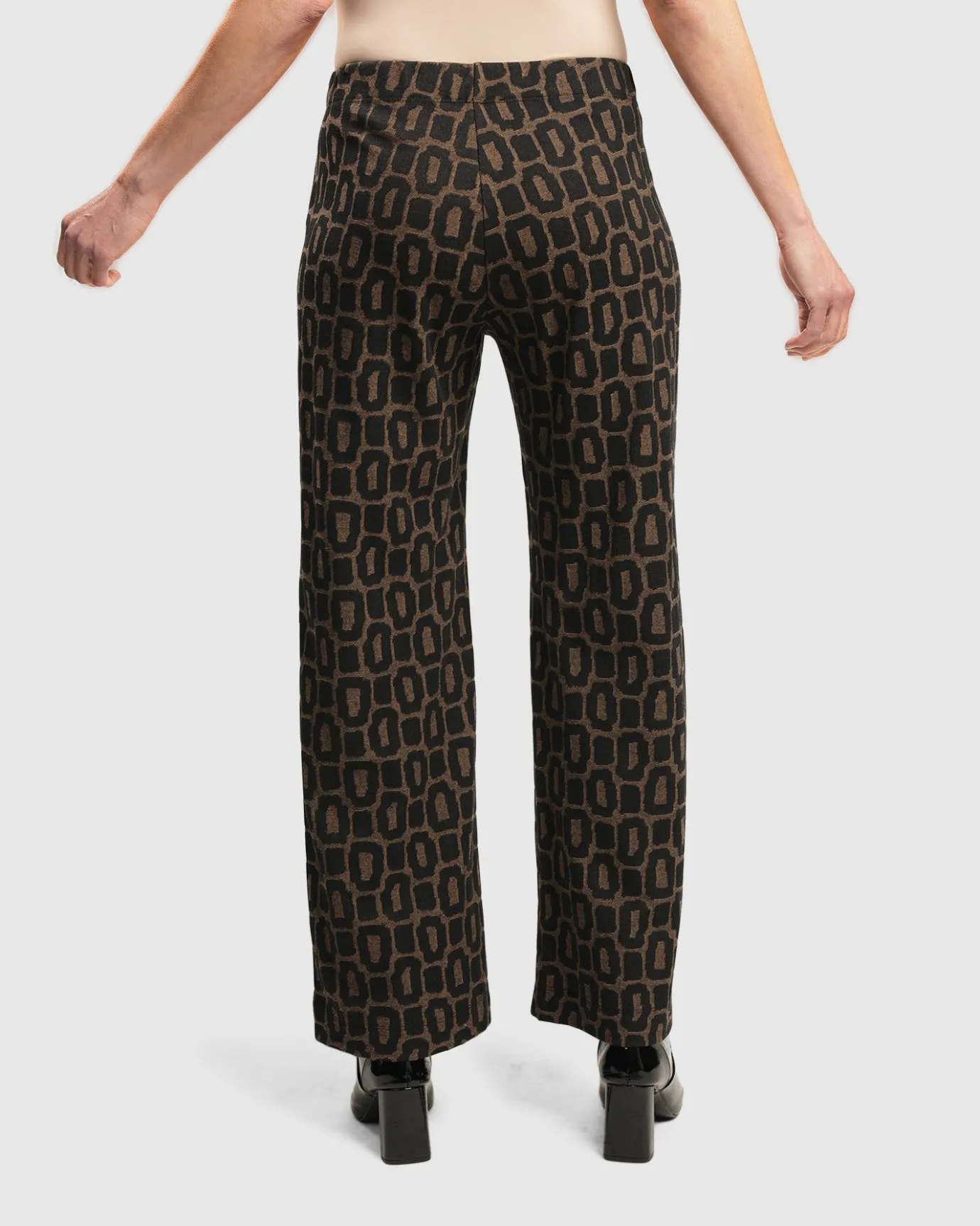 Women Alembika Pants & Skirts<Dynamite Days Flare Pants, Coffee