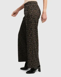 Women Alembika Pants & Skirts<Dynamite Days Straight Leg Pants, Coffee