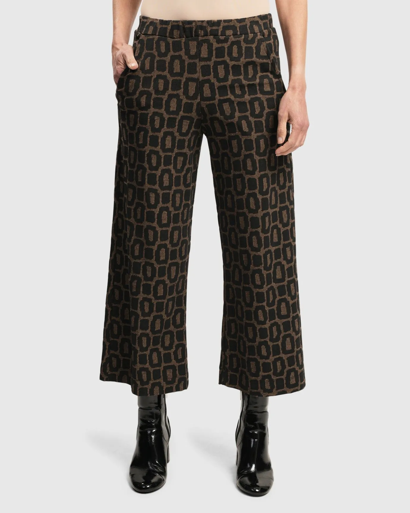 Women Alembika Plus<Dynamite Days Straight Leg Pants, Coffee