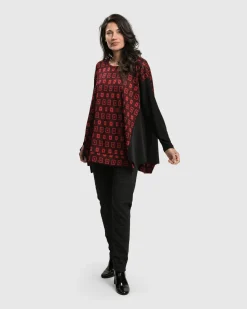 Women Alembika Tops & Tunics<Dynamite Days Swing Tunic Top, Red
