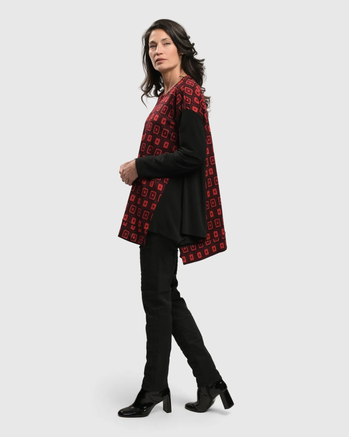 Women Alembika Tops & Tunics<Dynamite Days Swing Tunic Top, Red