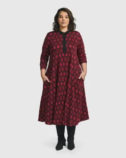 Women Alembika Plus<Dynamite Shirt Dress, Red