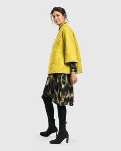 Women Alembika Jackets<Empress A-Line Jacket, Yellow