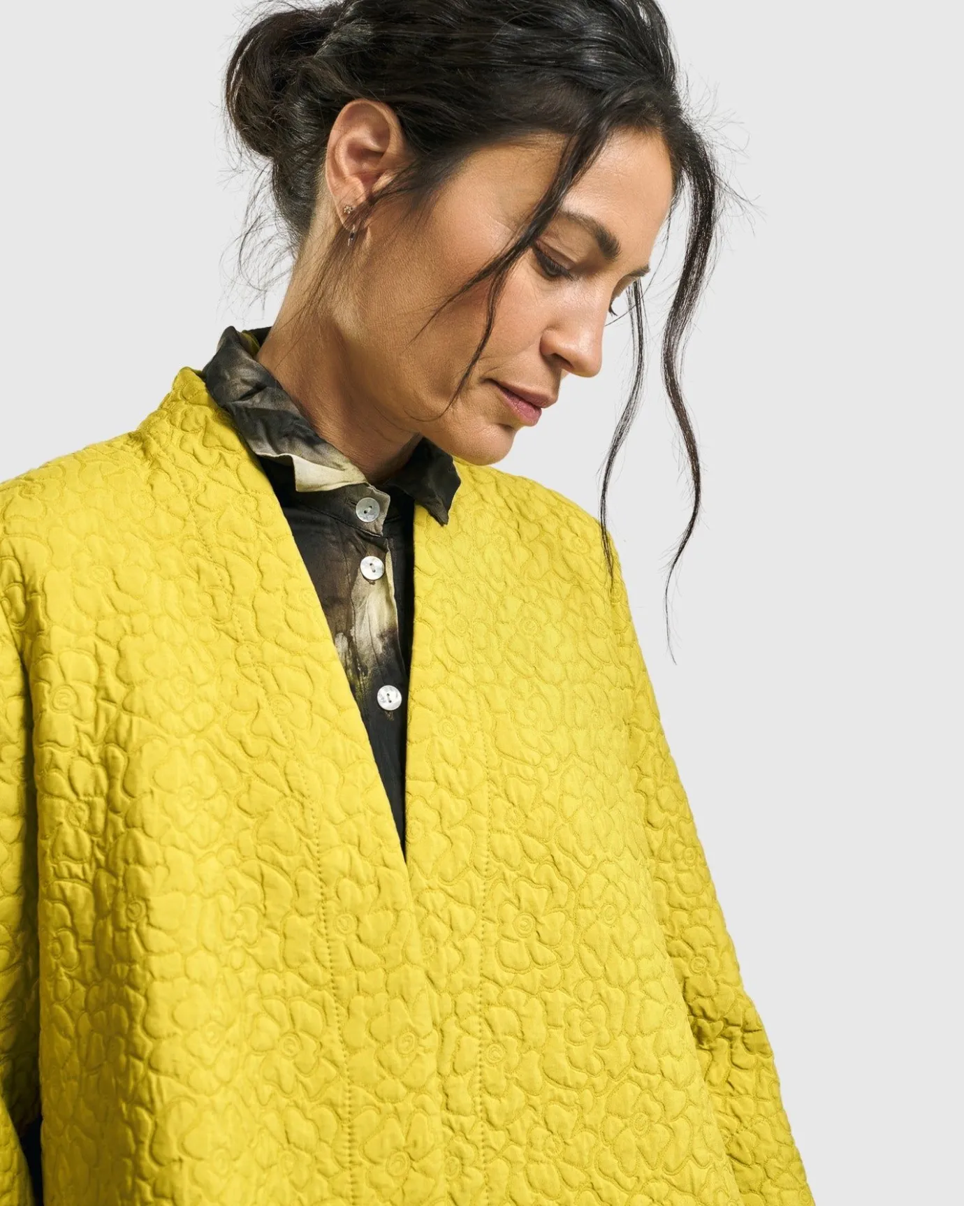 Women Alembika Jackets<Empress A-Line Jacket, Yellow