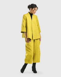 Women Alembika Jackets<Empress A-Line Jacket, Yellow