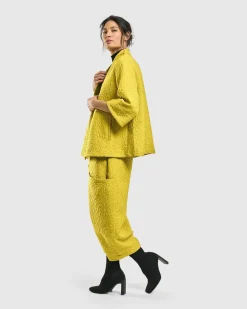 Women Alembika Jackets<Empress A-Line Jacket, Yellow