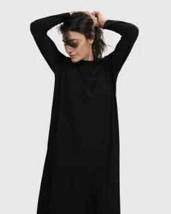 Women Alembika Dresses<Essential A Line Dress, Black