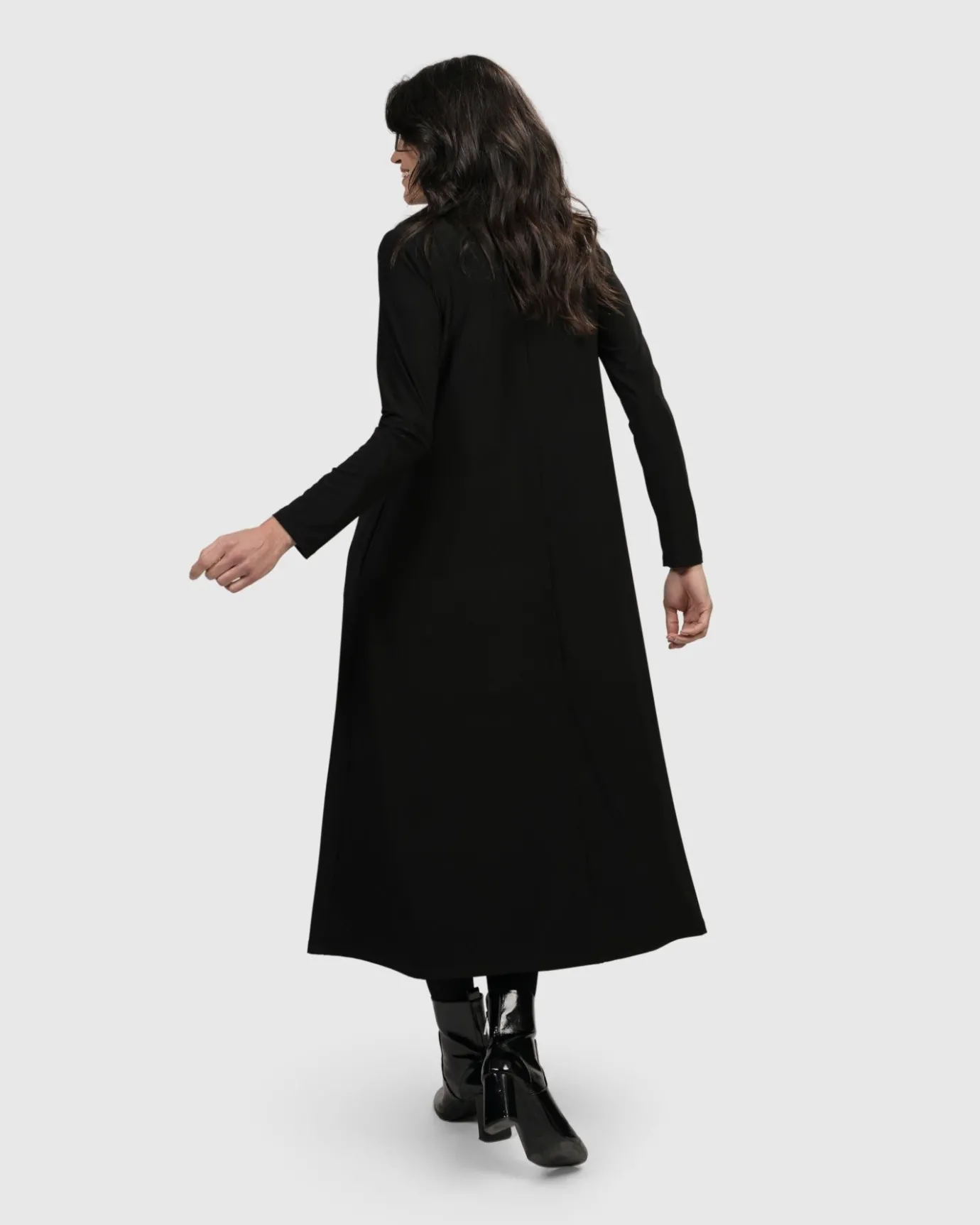 Women Alembika Plus<Essential A Line Dress, Black