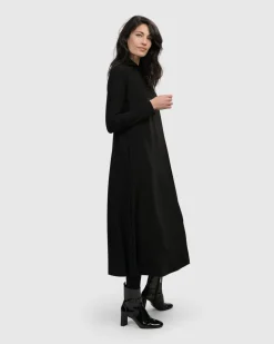 Women Alembika Plus<Essential A Line Dress, Black
