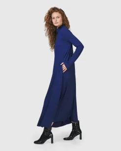 Women Alembika Dresses<Essential A-Line Dress, Royal Blue