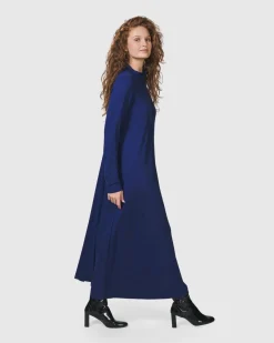Women Alembika Plus<Essential A-Line Dress, Royal Blue