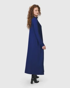 Women Alembika Plus<Essential A-Line Dress, Royal Blue