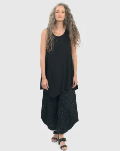 Women Alembika Plus<Essential Asymmetrical Tunic Tank Top, Black