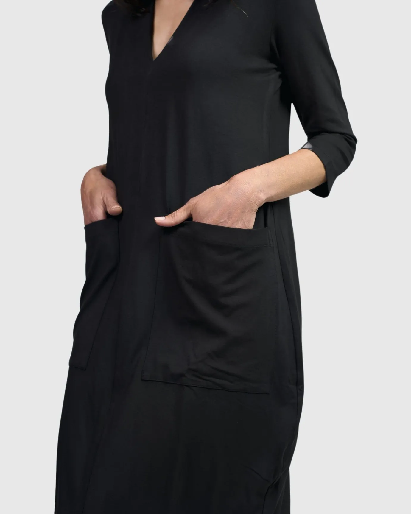 Women Alembika Plus<Essential Cargo Dress, Black