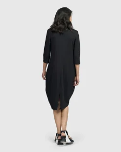 Women Alembika Plus<Essential Cargo Dress, Black