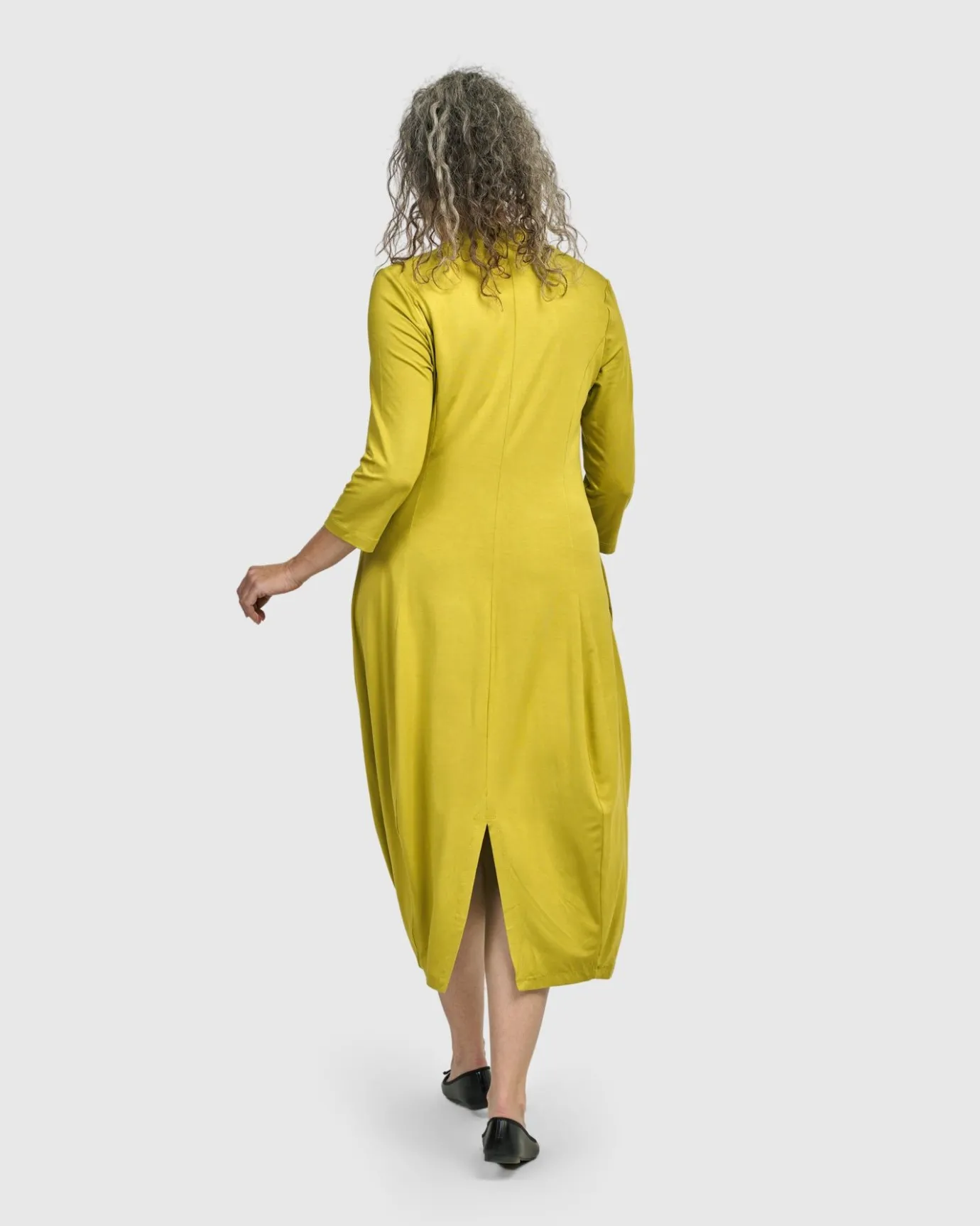 Women Alembika Plus<Essential Cocoon Dress, Lime