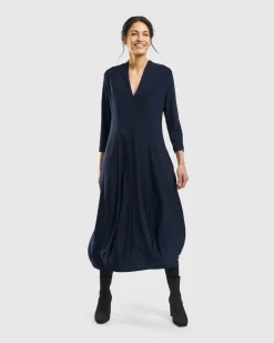 Women Alembika Dresses<Essential Cocoon Dress, Night