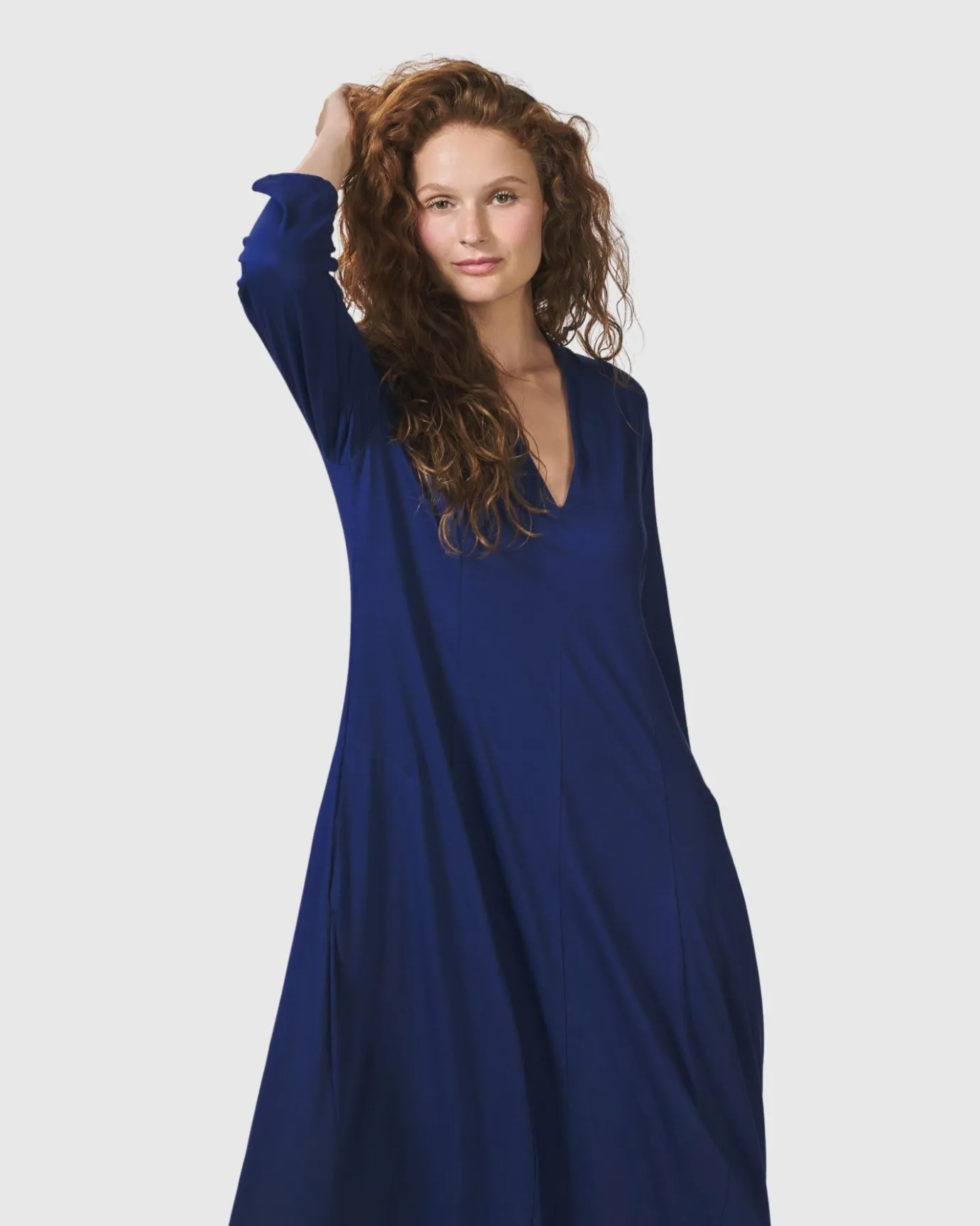 Women Alembika Dresses<Essential Cocoon Dress, Royal Blue
