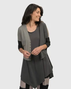 Women Alembika Plus<Essential Colorblock Cupro Cardigan, Multi