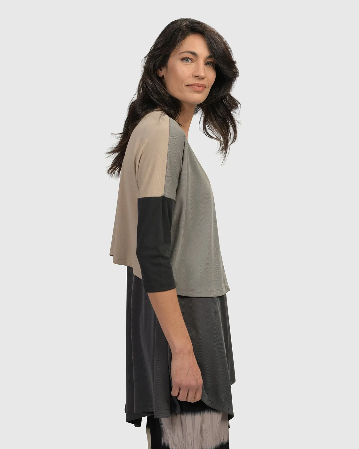 Women Alembika Plus<Essential Colorblock Cupro Cardigan, Multi