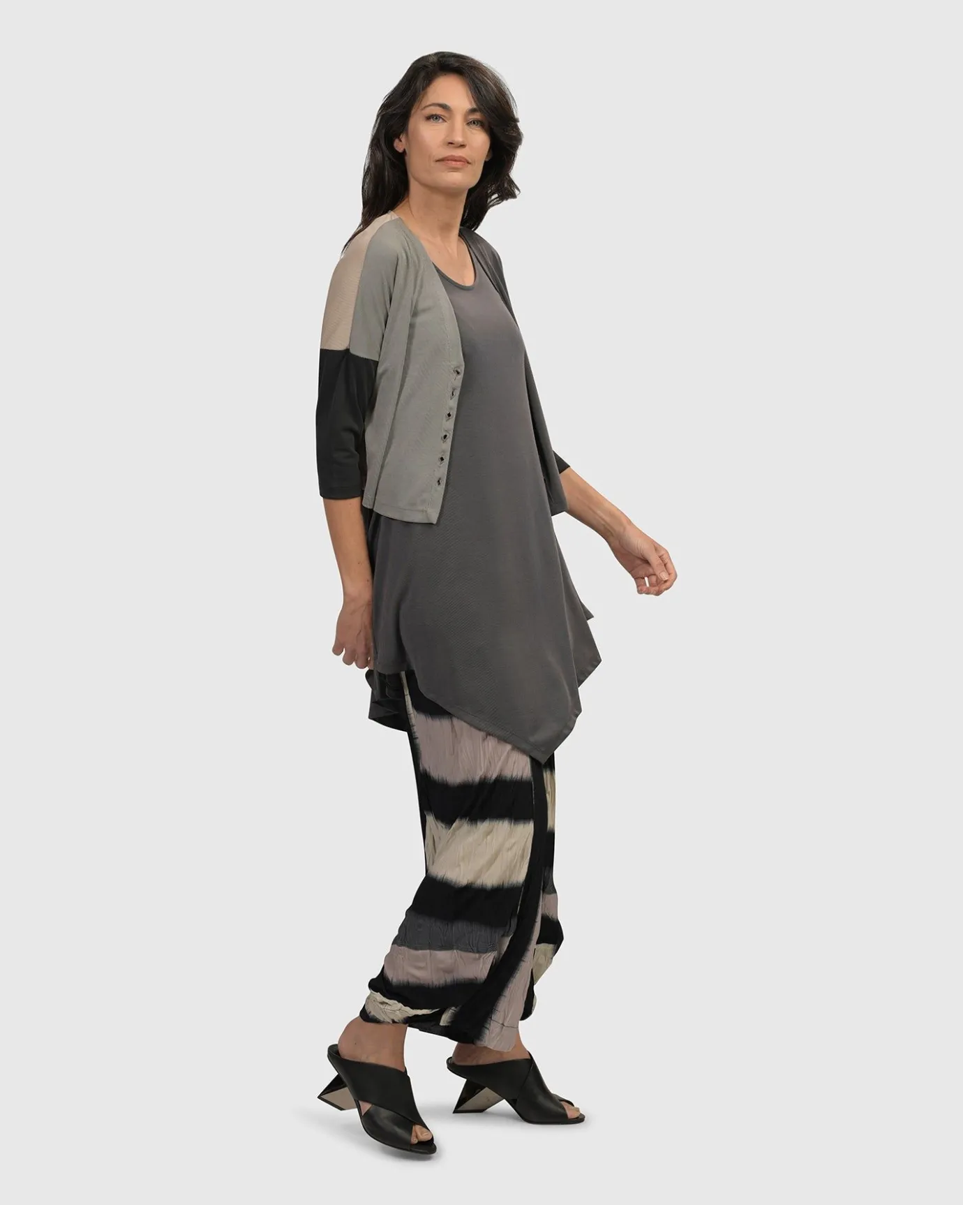 Women Alembika Plus<Essential Colorblock Cupro Cardigan, Multi