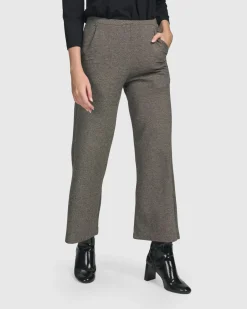 Women Alembika Pants & Skirts<Essential Cropped Pants, Fog